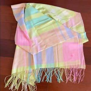 Bright Pastel Cashmere Lilly Scarf